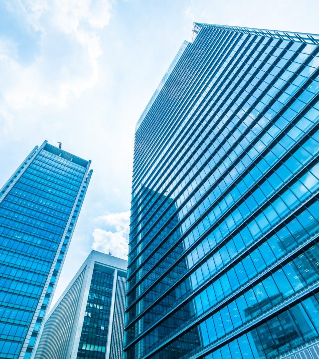 beautiful architecture office building skyscraper with window gl