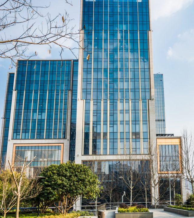 modern business center